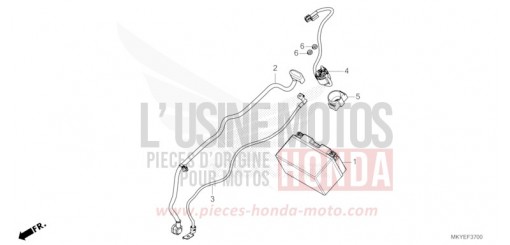 BATTERIE CB650RACR de 2024